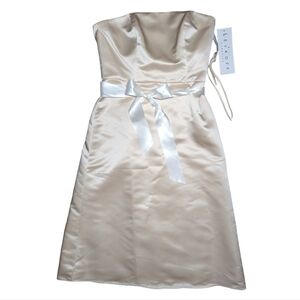 NWT Bill Levkoff Classic Satin Cocktail Dress Size 10